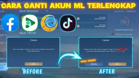 Ganti Akun Mobile Legends