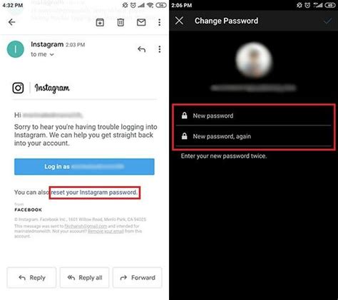 Ganti Password Instagram