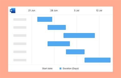 Gantt Chart For Word