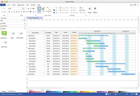 Gantt Chart In Visio