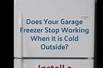 Garage Freezer Not Freezing Food
