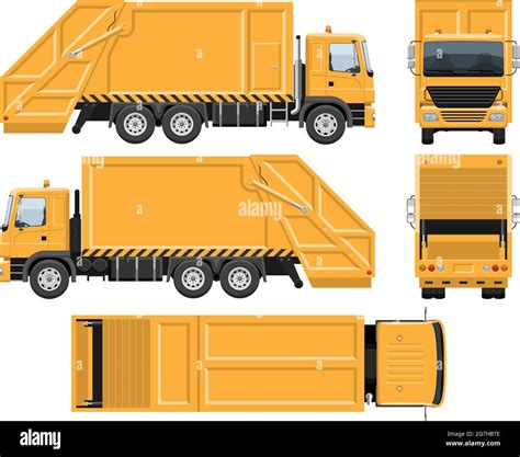 Garbage Truck Template