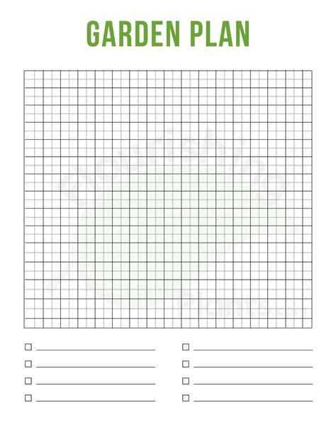 Garden Planning Template