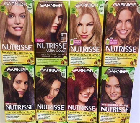 Garnier Hair Dye Colors Chart