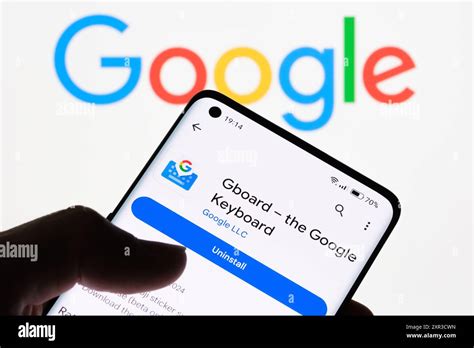 Gboard logo on phone screen