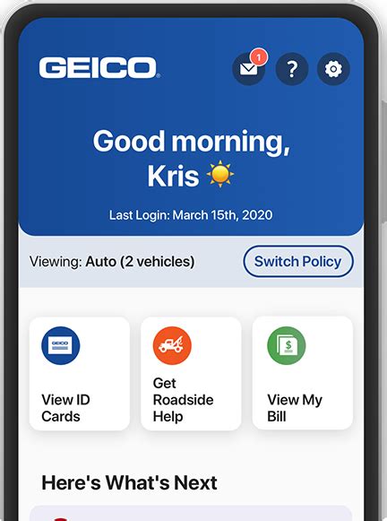 Geico Miami Website and Mobile App Interface