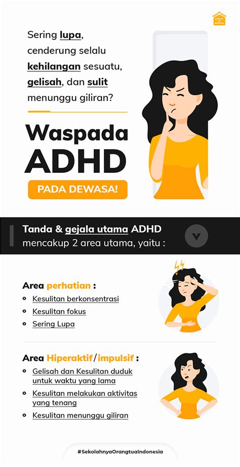 Gejala ADHD pada orang dewasa