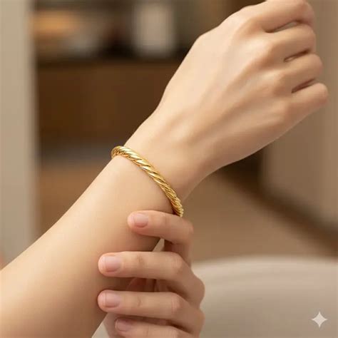 Gelang Emas Bangle Klasik