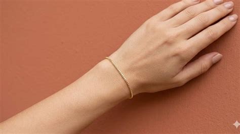 Gelang Emas Box Chain