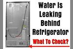 General Electric Refrigerator Tbx25z Leaks Water