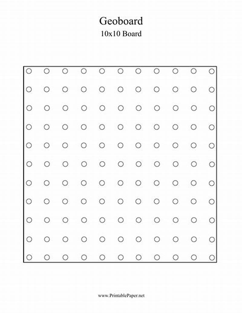 Geoboard Patterns Printable