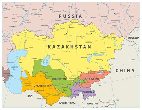 Geografi Kazakhstan