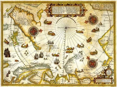 Geographical Discovery old map