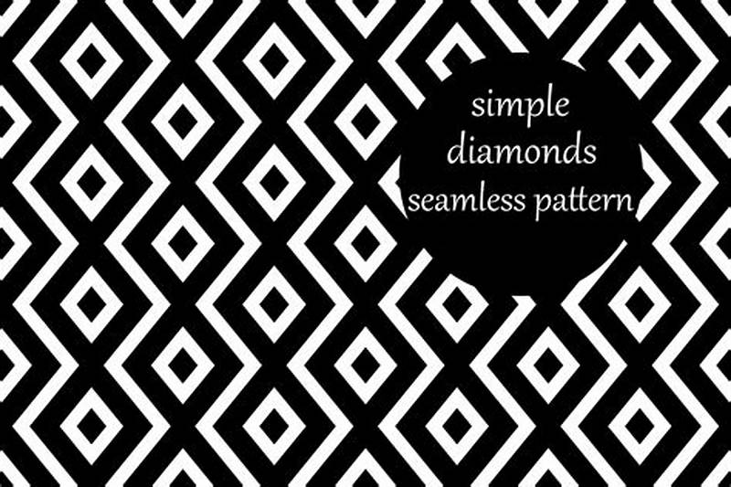 Geometric Diamond Pattern