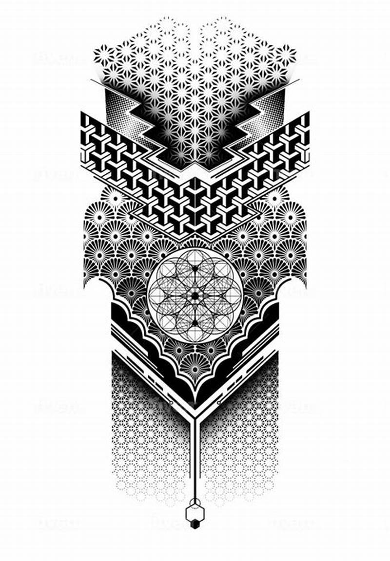 Geometric Pattern Design Tattoo