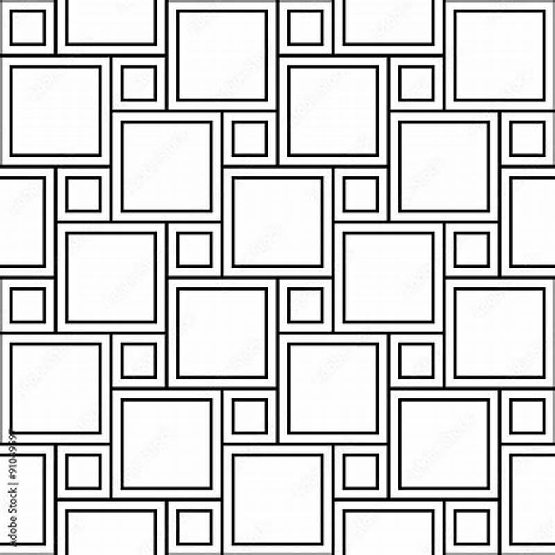 Geometric Square Pattern