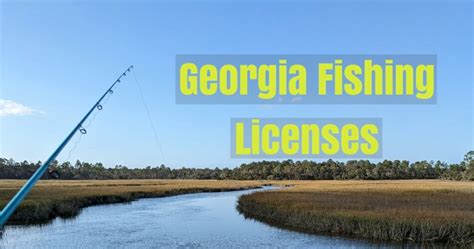 Georgia Fishing License Cost