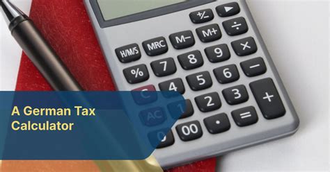 German tax calculator image