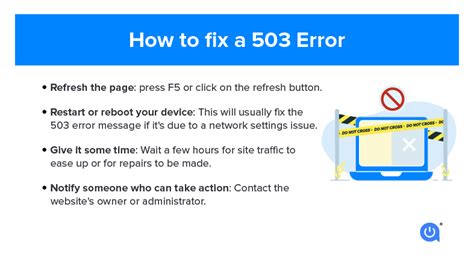 Why Does the 503 Error Occur?