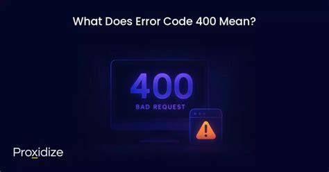 What Does Canvas Error Code 400 Mean?