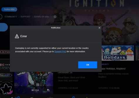 Understanding MapleStory Error Code 10001