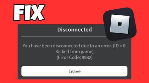 Understanding Why Roblox Error 9982 Occurs