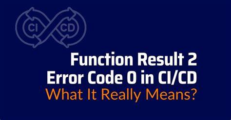Understanding the Error
