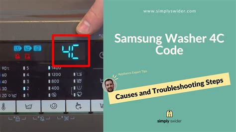 Understanding Your Samsung Washer Error Codes