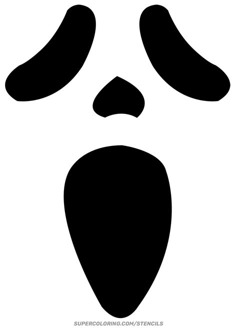Ghost Face Templates
