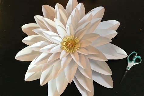Giant Paper Flower Template