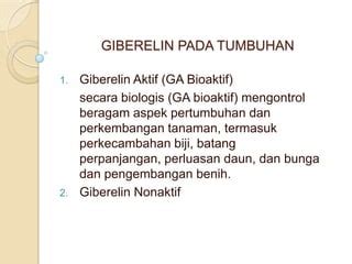 Giberelin pertumbuhan
