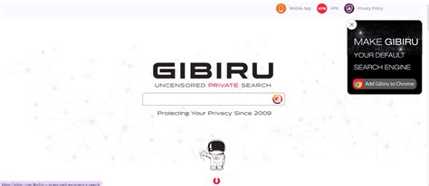 Gibiru Uncensored Private Search