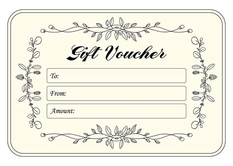 Gift Coupon Template