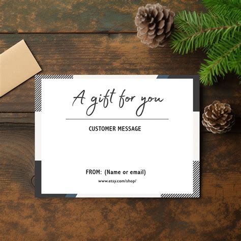 Gift Message for Business