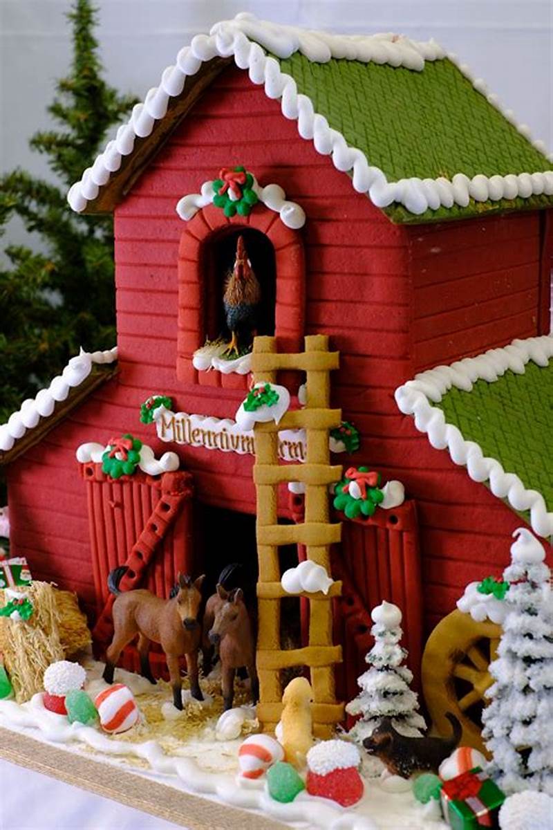 Gingerbread Barn Pattern