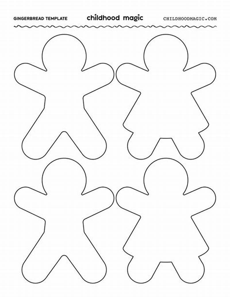 Gingerbread Man Pattern To Print