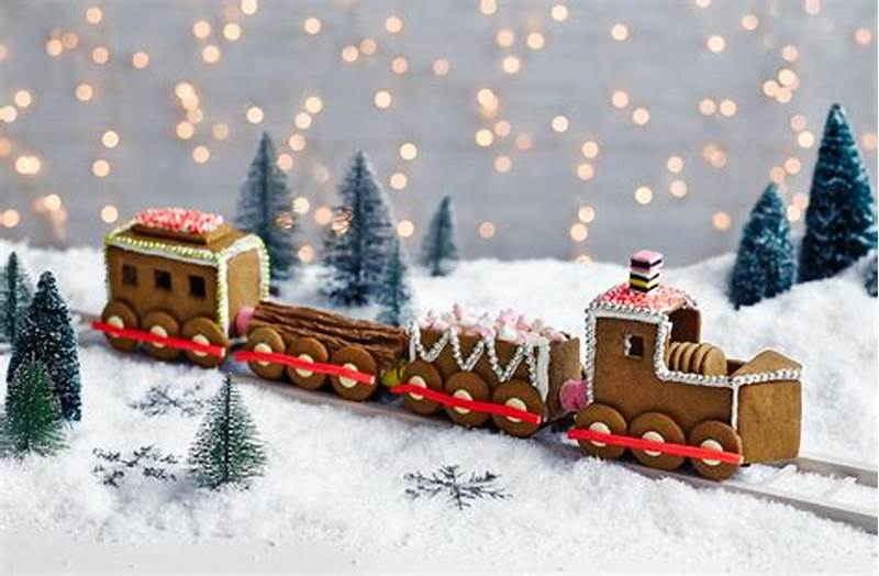 Gingerbread Train Pattern