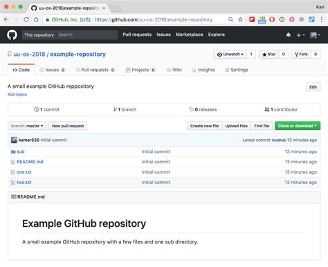 GitHub Repository Screen Shot
