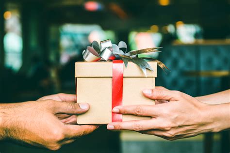 Giving a gift