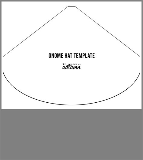 Gnome Hat Template