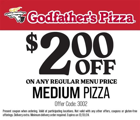 Godfathers Coupons Printable