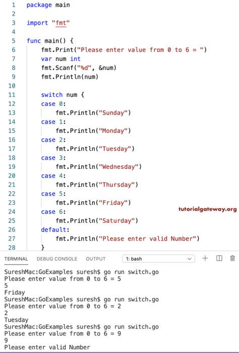 Golang Template Switch
