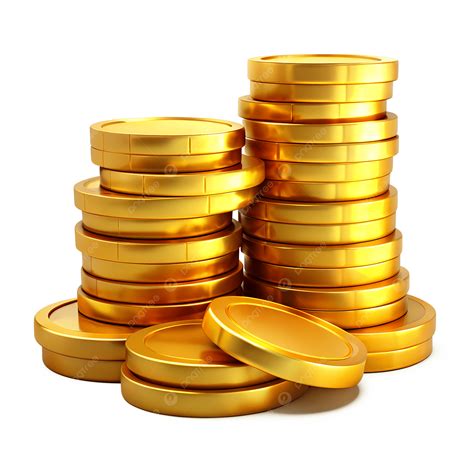 Gold coins stack