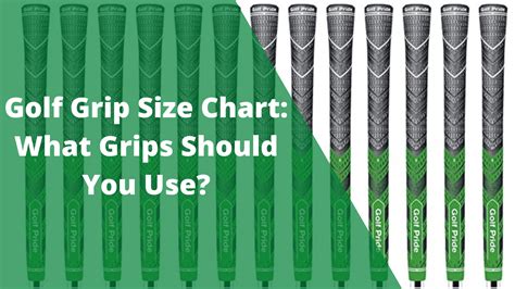 Golf Grip Size Chart