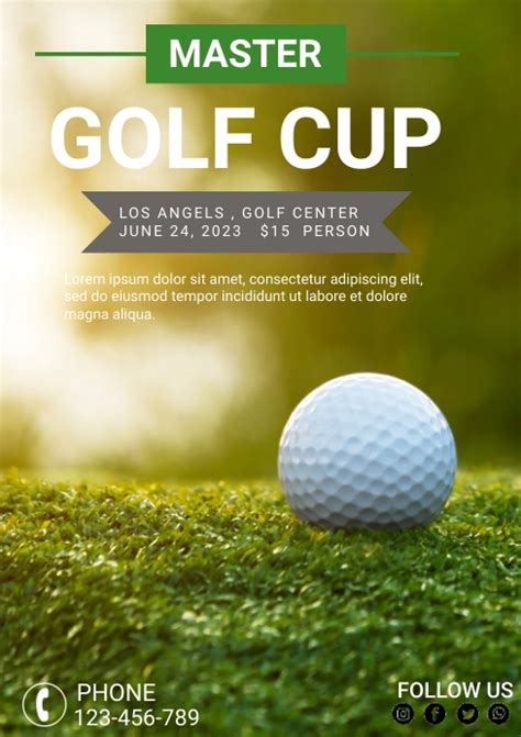Golf Tournament Template