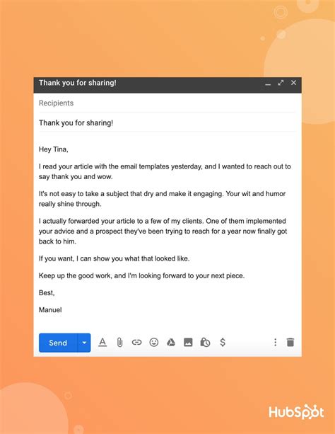 Good Sales Email Templates