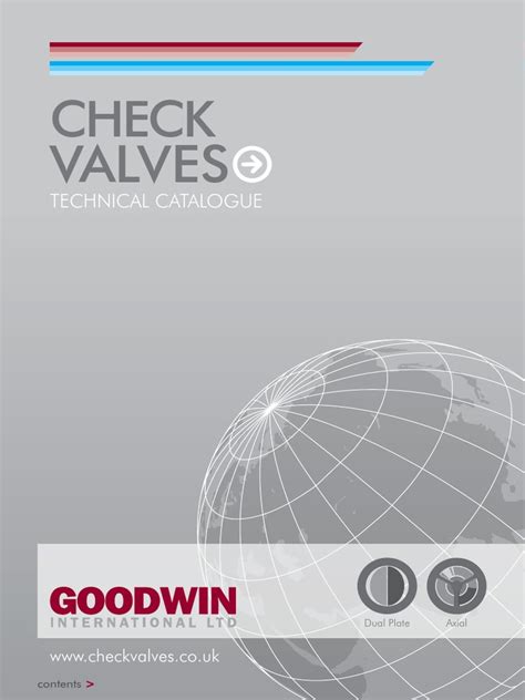 Goodwin Check Valve Catalogue
