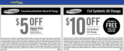 Goodyear $25 Coupon Printable