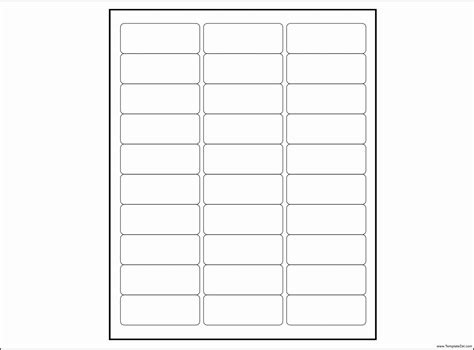 Google Docs Address Label Template
