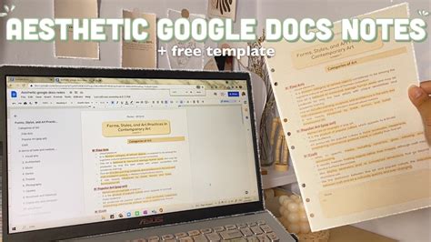 Google Docs Notes Templates